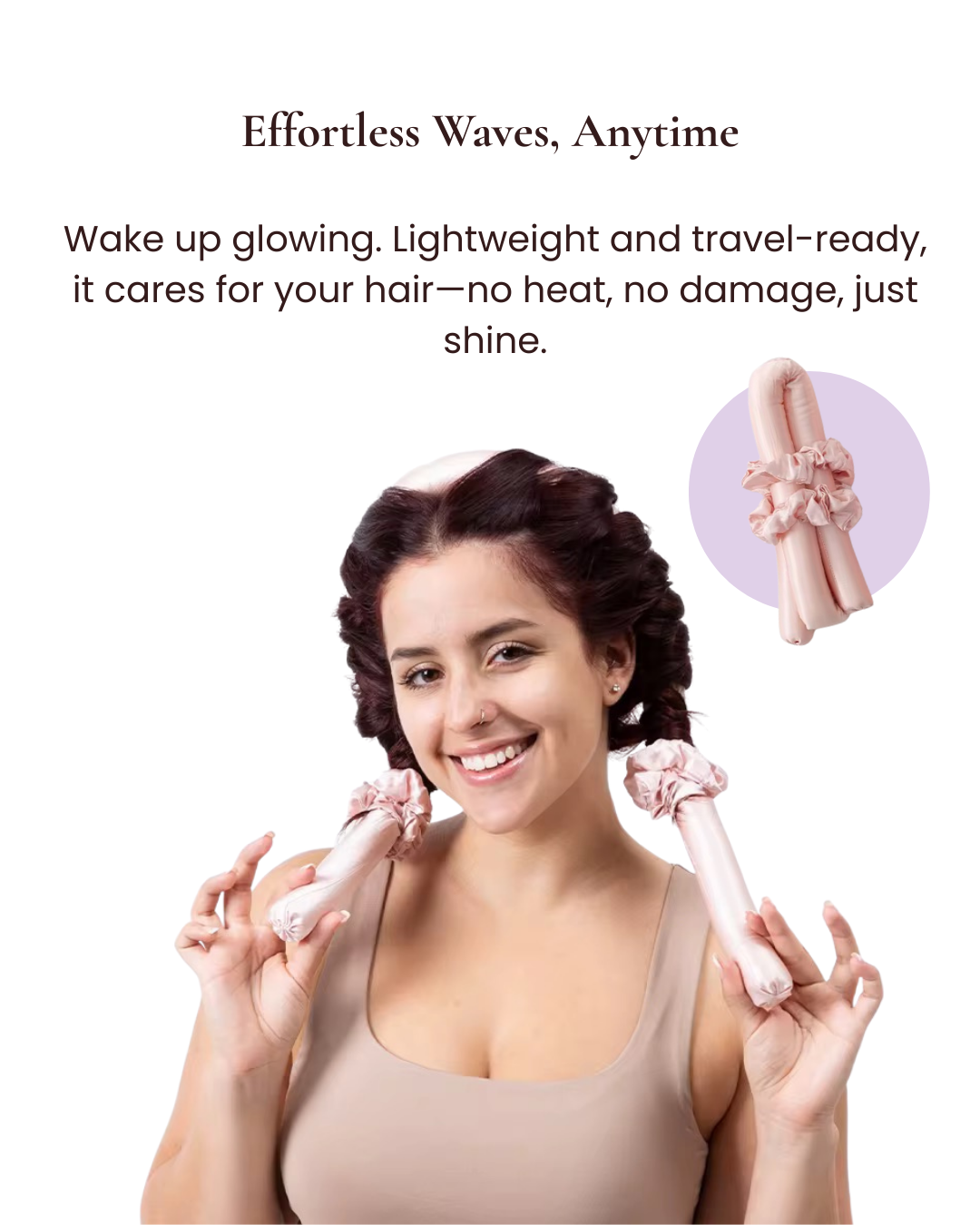 Cinta rizadora sin calor | Cabello sin frizz y con estilo todos los días