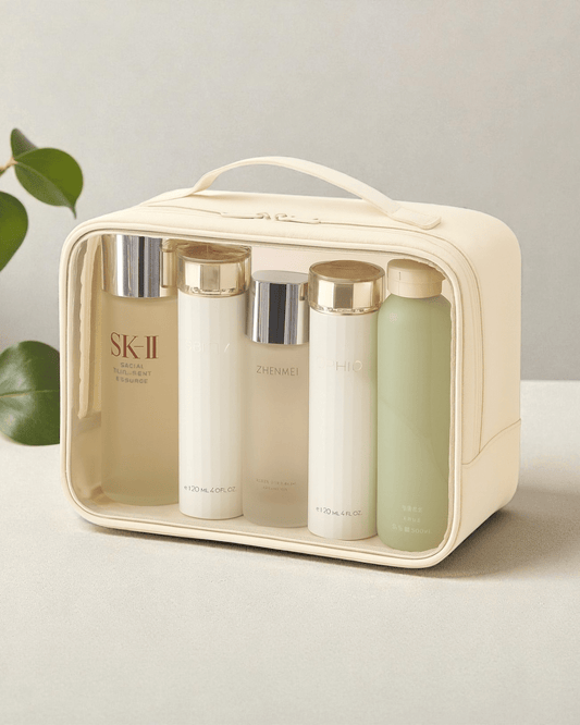 Travel Cosmetic Bag – Beige - Joyvena