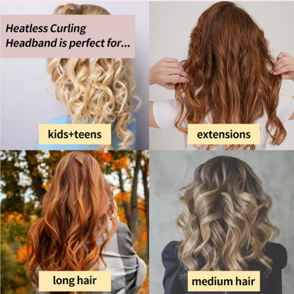 No Heat Foam Hair Curler | Big Waves Overnight | Lazy Curling Headband with Iron Wire for Damage-Free Curls