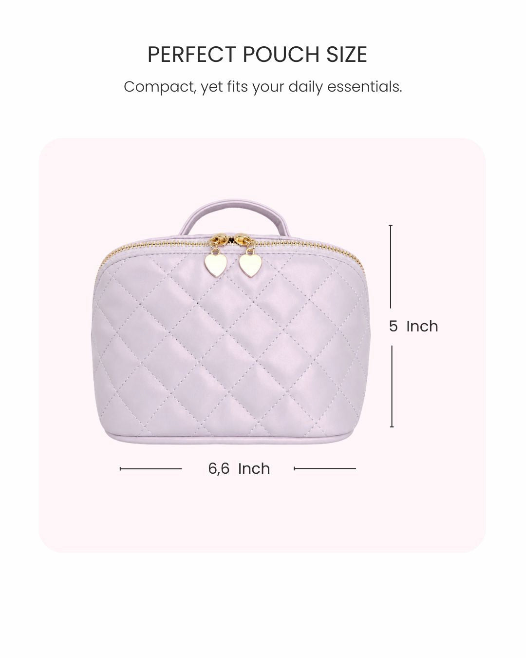 Travel Makeup Bag Lavender Mist