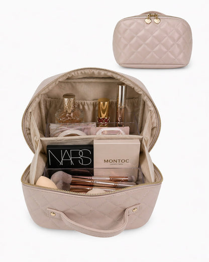 Travel Makeup Bag Nude Blush