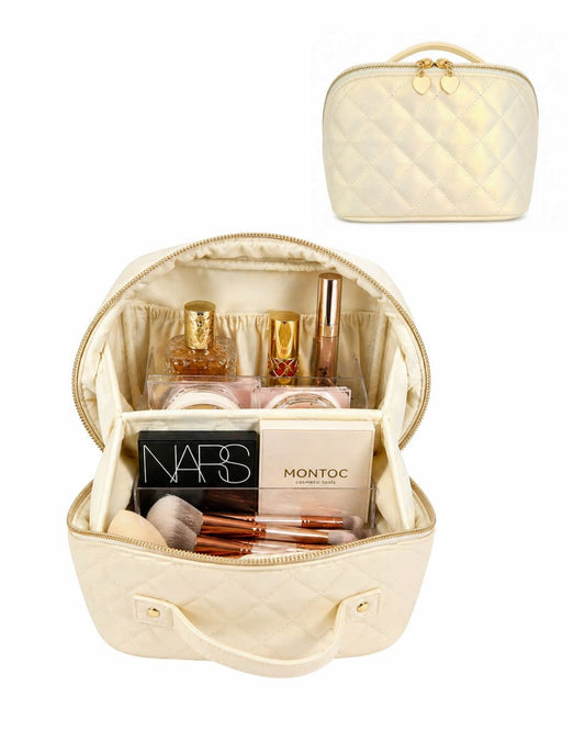 Travel Makeup Bag Vanilla Glow