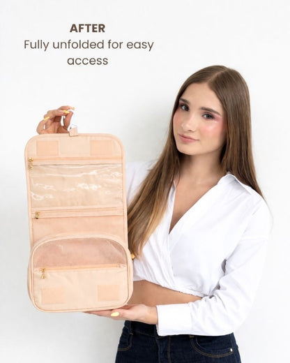 Travel Toiletry Bag Soft Peach