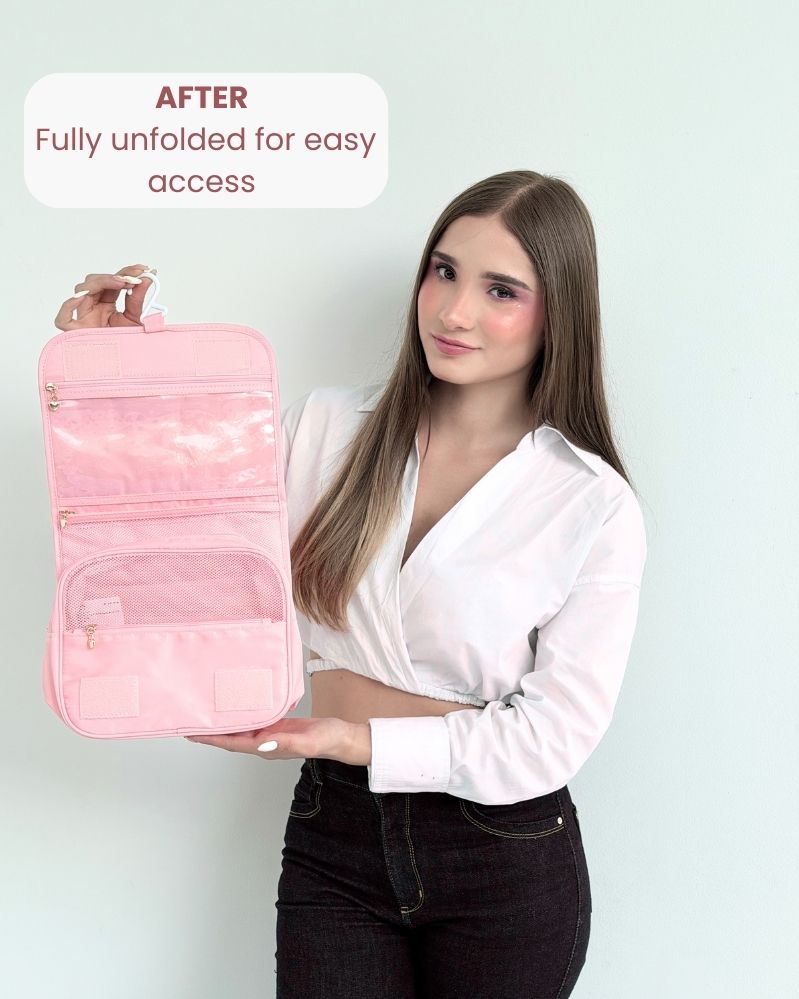 Travel Toiletry Bag Pink