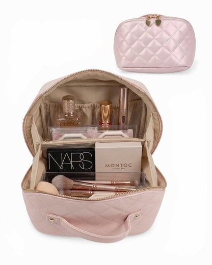 Travel Makeup Bag Soft Pink