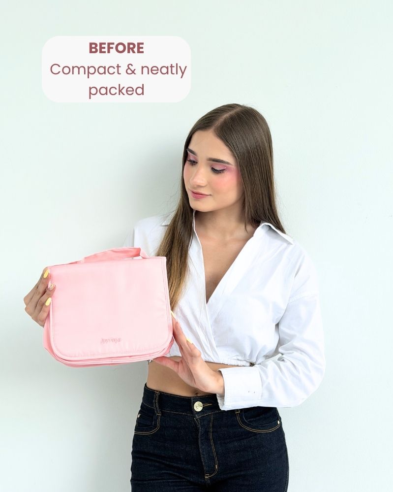 Travel Toiletry Bag Light Pink