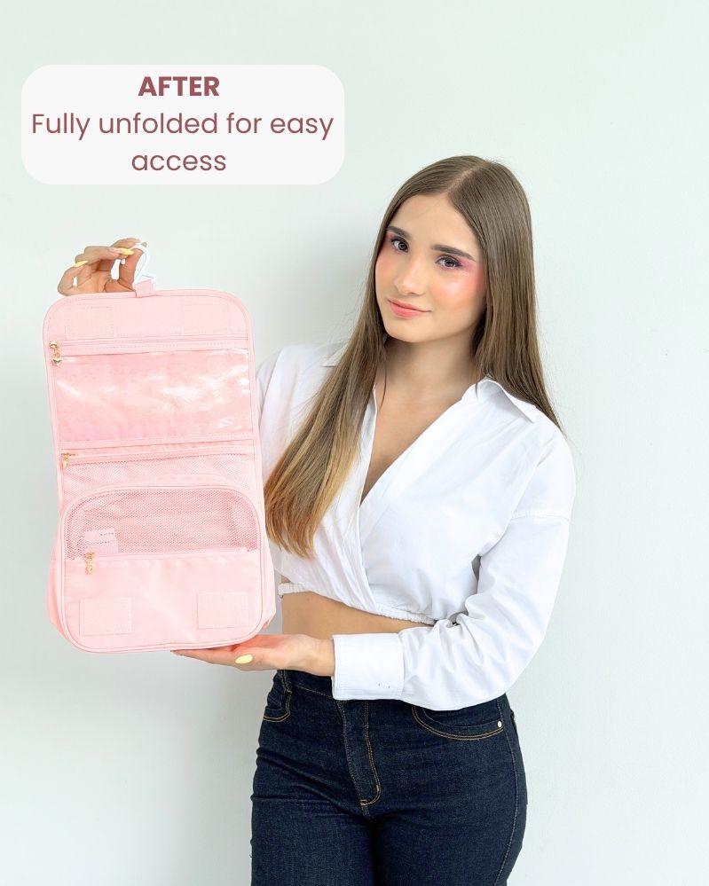 Travel Toiletry Bag Light Pink