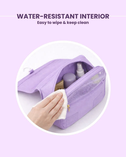 Toiletry Bag for Travel Lilac