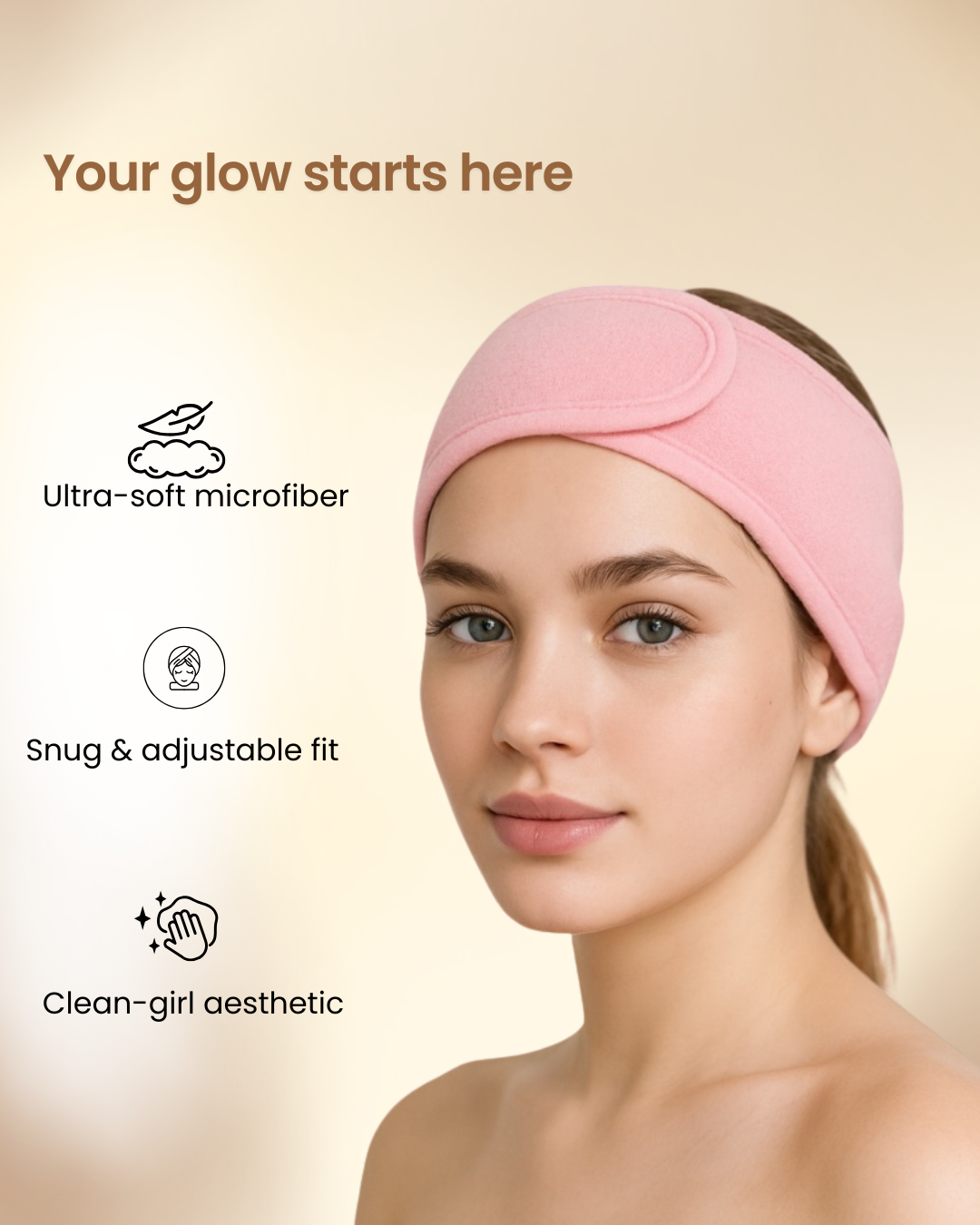 17pcs Beige Makeup Organizer Set – Glow & Go Edition | Joyvena