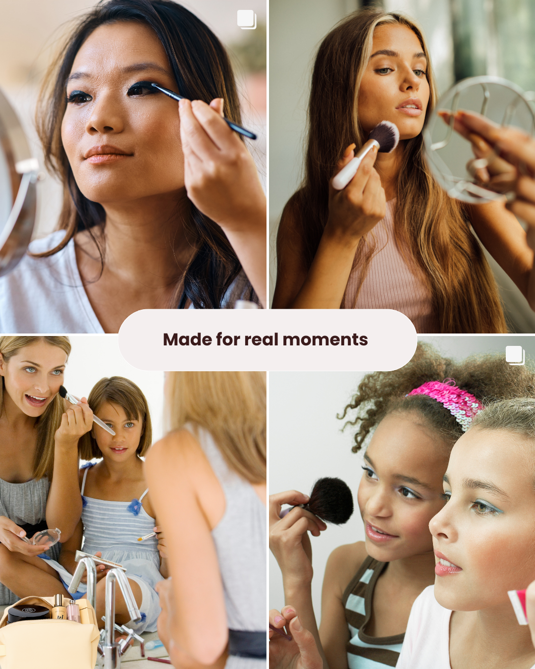 17pcs Beige Makeup Organizer Set – Glow & Go Edition | Joyvena