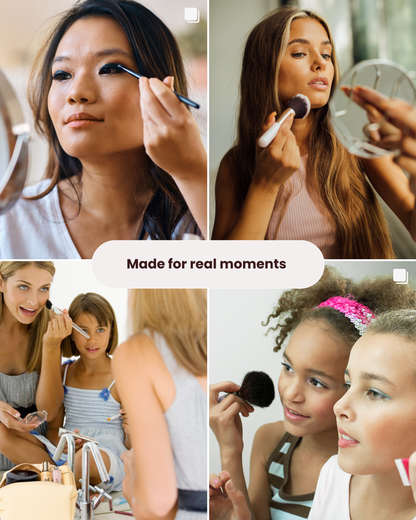 17pcs Beige Makeup Organizer Set – Glow & Go Edition | Joyvena