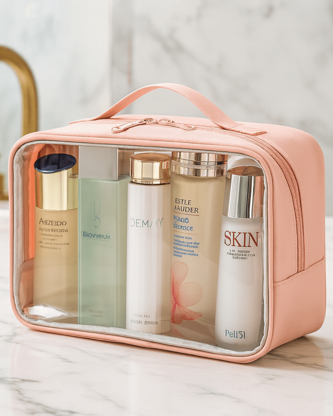 Travel Cosmetic Bag Pink - Joyvena