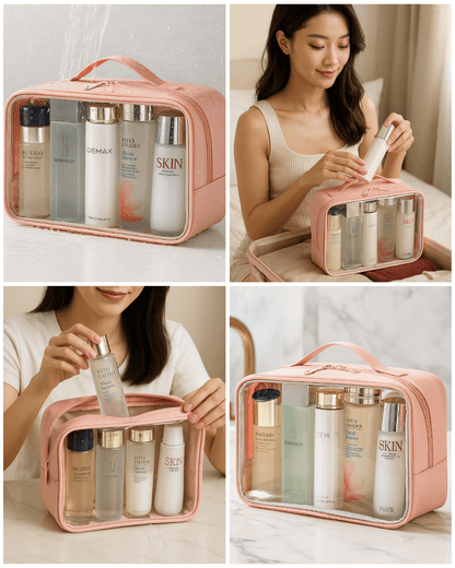 Travel Cosmetic Bag Pink - Joyvena