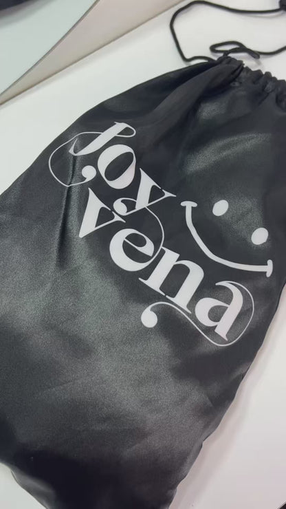 17pcs Black Makeup Organizer Set – Glow & Go Edition | Joyvena